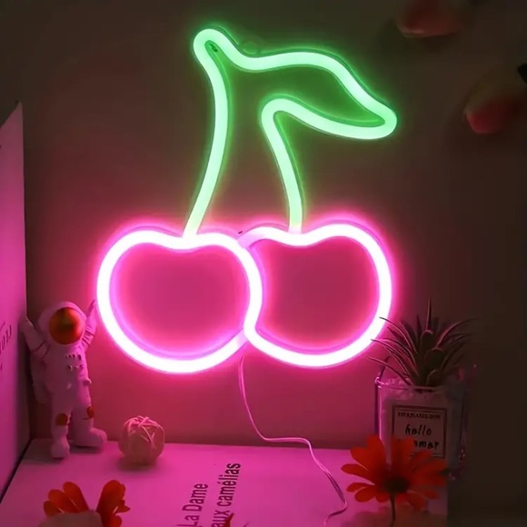 LED cherry neon sign - Picture 1 of 3